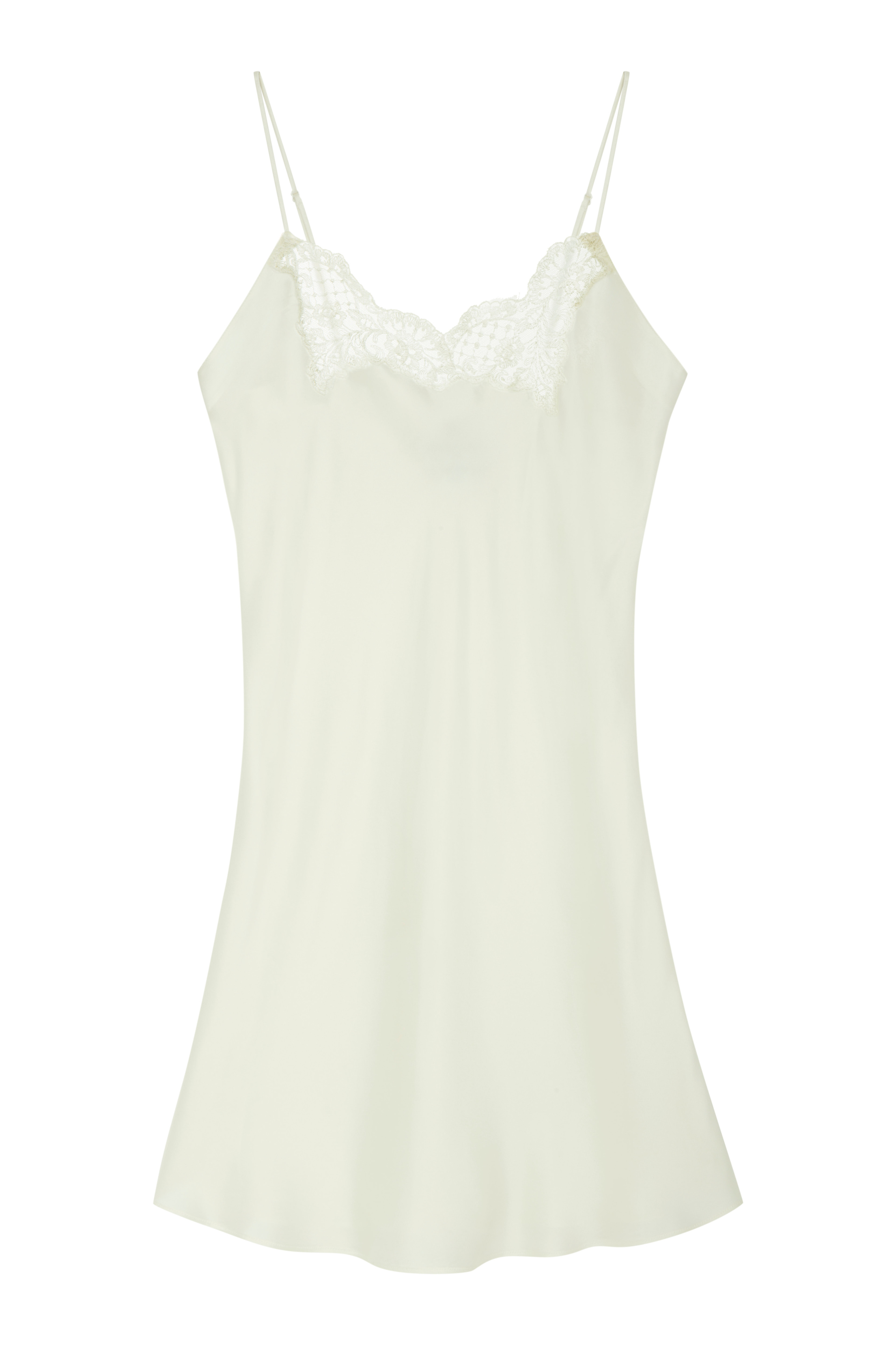 Classic Ivory Silk Slip Dress Handcrafted by Keturah Brown Lingerie
